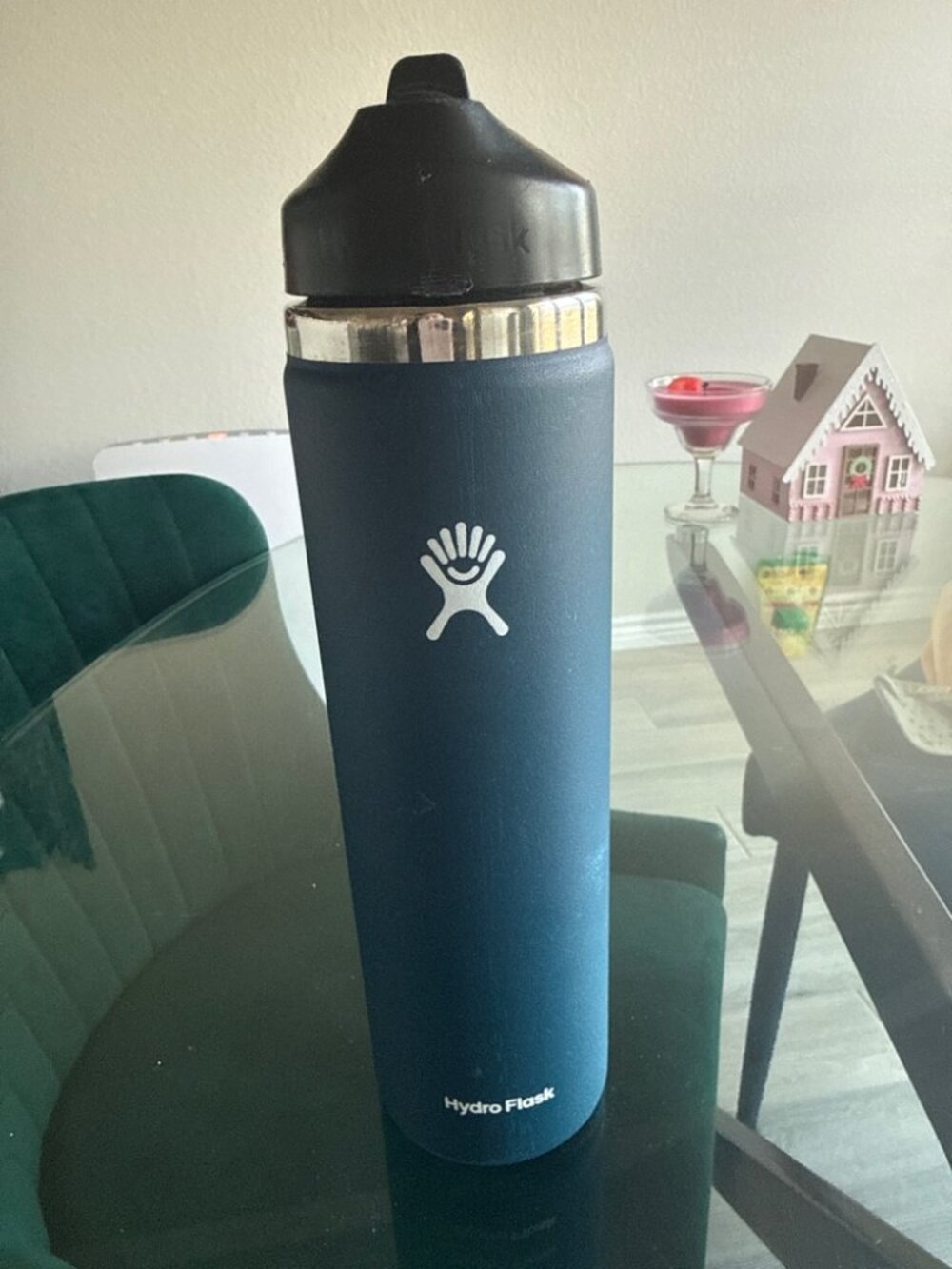 Hydro Flask Wide Mouth Straw Lid 24oz - Blue / Navy